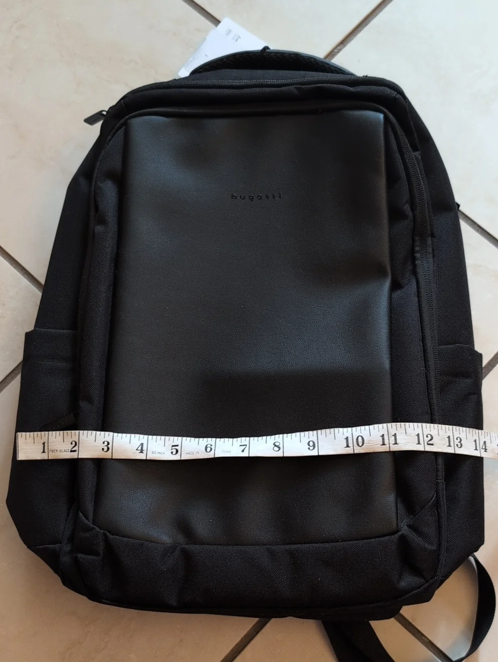 NWT Bugatti Adrian Laptop Backpack Black